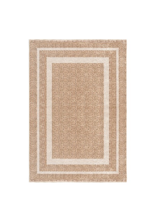 Beauty Home Πατάκι Tropic Art 9138 65x150 Μπεζ,Λευκό