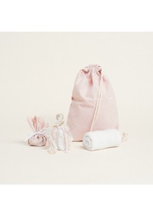 Beauty Home ΣΑΚΙΔΙΟ ΠΛΑΤΗΣ ΛΑΔΟΣΕΤ ΡΟΖ ΧΡΥΣΟ LUREX