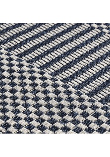 Beauty Home Χαλί βαμβακερό Cocotton 9229 Γκρι,Μπλε 125x180