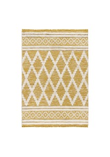 Beauty Home Χαλί βαμβακερό Morocotton 9236 150x220 Κίτρινο