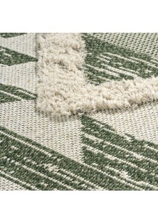 Beauty Home Χαλί βαμβακερό Morocotton 9237 125x180 Πράσινο