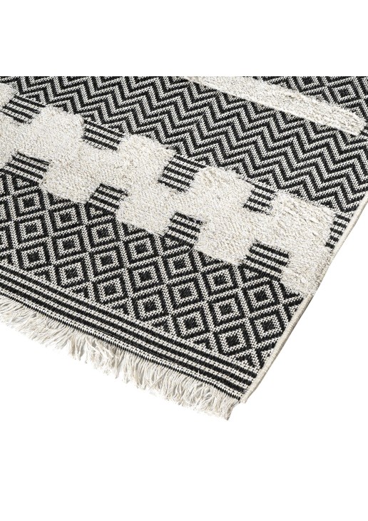 Beauty Home Χαλί βαμβακερό Morocotton 9238 Γκρι 125x180