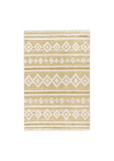 Beauty Home Χαλί βαμβακερό Morocotton 9239 Κίτρινο 125x180