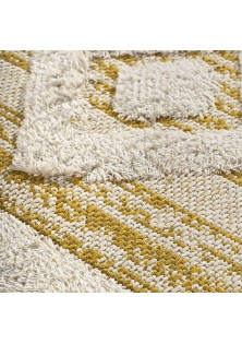 Beauty Home Χαλί βαμβακερό Morocotton 9239 Κίτρινο 150x220