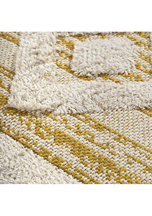 Beauty Home Χαλί βαμβακερό Morocotton 9239 Κίτρινο 150x220