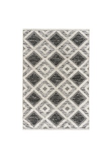 Beauty Home Χαλί βαμβακερό Morocotton 9240 125x180 Γκρι