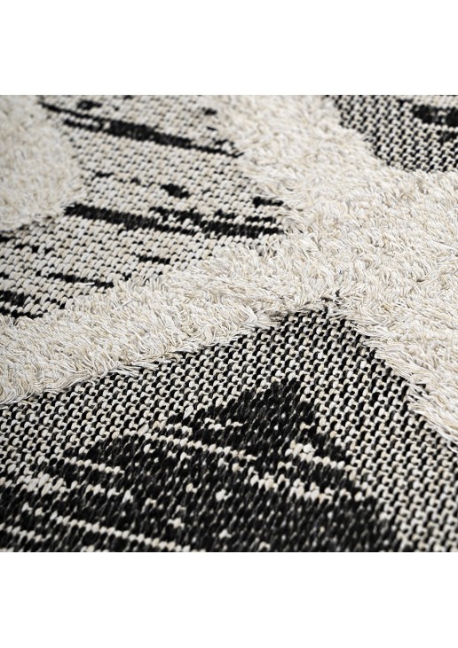 Beauty Home Χαλί βαμβακερό Morocotton 9240 125x180 Γκρι