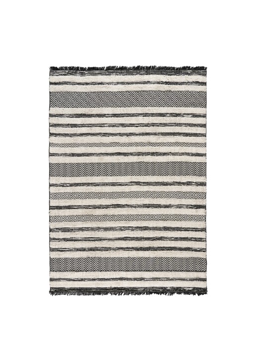 Beauty Home Χαλί βαμβακερό Morocotton 9241 Γκρι 125x180