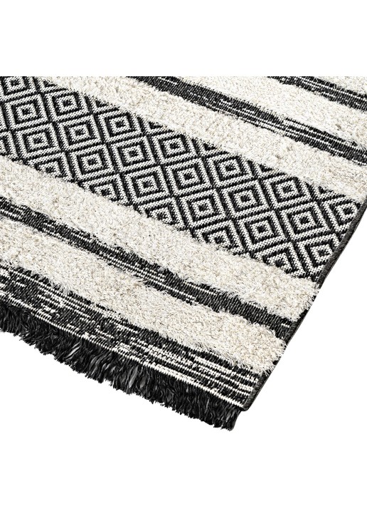 Beauty Home Χαλί βαμβακερό Morocotton 9241 Γκρι 125x180