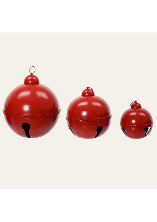 Beauty Home ΜΕΤΑΛΙΚΑ ΚΟΥΔΟΥΝΙΑ ΚΟΚΚΙΝΑ ΣΕΤ 3 ΤΜΧ 57 CM