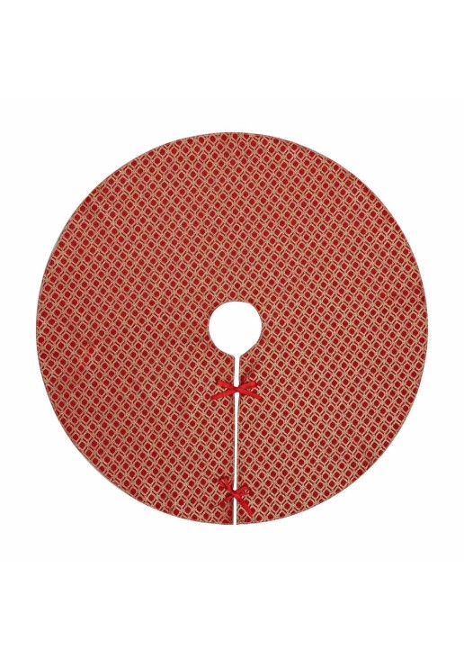 Beauty Home ΠΟΔΙΑ ΔΕΝΤΡΟΥ 90 CM ΖΑΚΑΡ ΟΡΙΕΝΤΑΛ ΚΟΚΚΙΝΟ-ΧΡΥΣΟ