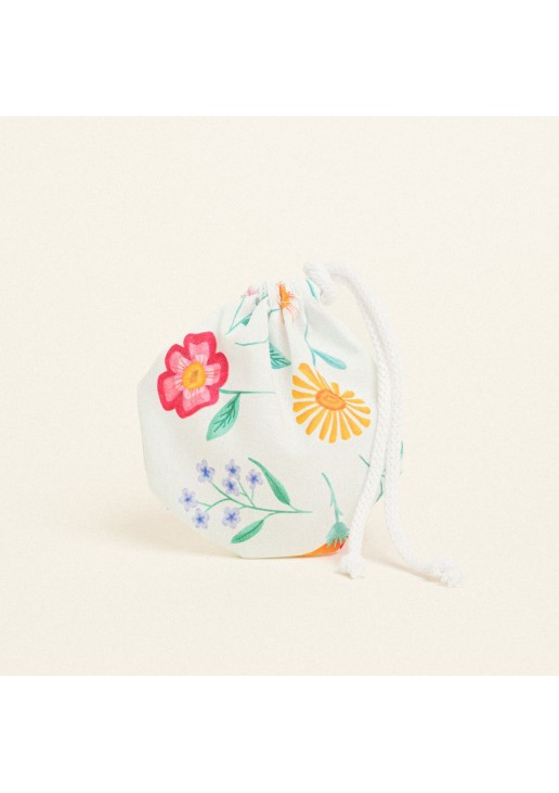 Beauty Home ΠΟΥΓΚΙ ΟΒΑΛ ΜΕ ΚΟΡΔΟΝΙ 13 x 14 cm ΠΟΠΛΙΝΑ ΛΟΥΛΟΥΔΙΑ