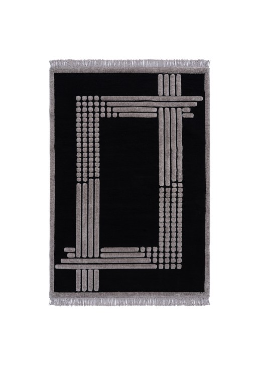 Beauty Home Πατάκι Noir Art 9437 67x140 Black Μαύρο