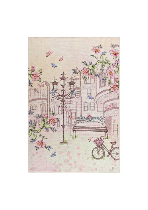 Beauty Home Χαλί Cool Art 9527 120x180 Ροζ