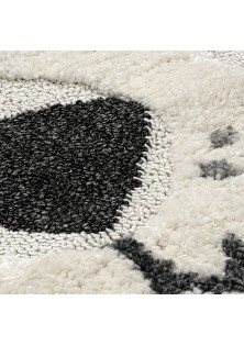 Beauty Home Ροτόντα Loop Art 9556 133x133 Grey White Γκρι Λευκό