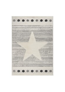 Beauty Home Χαλί Loop Art 9559 133x190 Grey Grey White Γκρι Λευκό