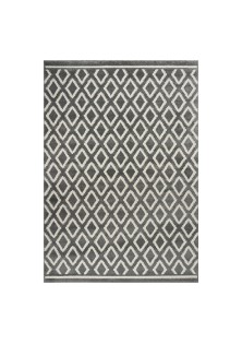 Beauty Home Χαλί Vibe Art 9576 133x190 Grey White Γκρι Λευκό