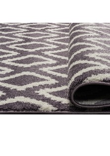 Beauty Home Πατάκι Vibe Art 9578 67x150 Lila White Λιλά Λευκό
