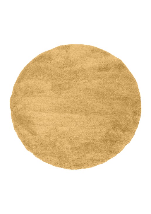 Beauty Home Ροτόντα 133x133 Fluffie Art 9617 Yellow Κίτρινο