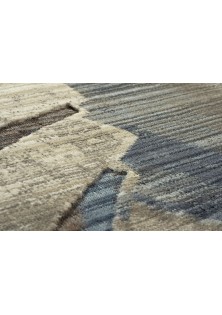 Beauty Home Πατάκι Bliss Art 9628 67x220 Μπεζ,Μόκα,Μπλε