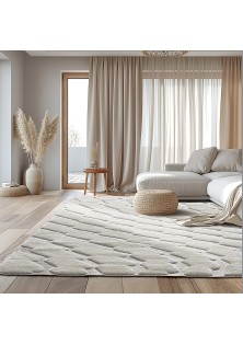 Beauty Home Χαλί Cozy Art 9634 160x230 Εκρού