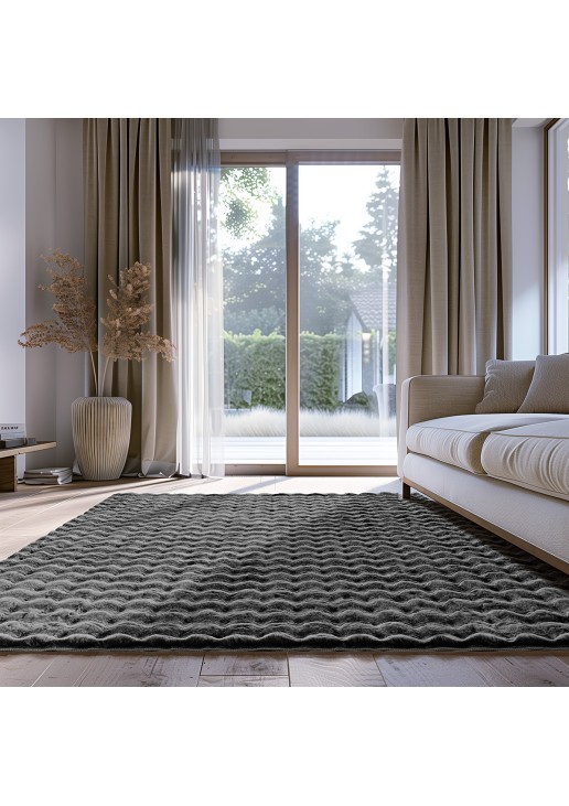Beauty Home Χαλί Motion Art 9650 160x230 Ανθρακί