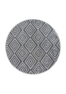 Ροτόντα 140x140 Azelie Art 9762-Grey Γκρι Beauty Home