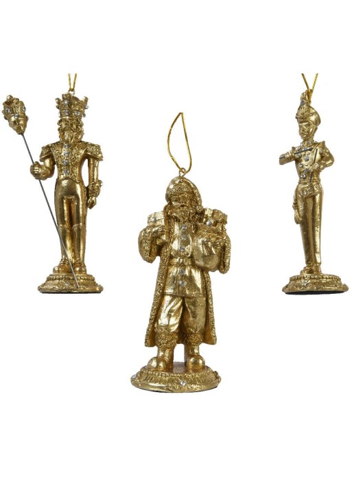 Beauty Home ΦΙΓΟΥΡΕΣ ΠΟΛΥΡΕΣΙΝΗΣ ΧΡΥΣΗ 12 cm