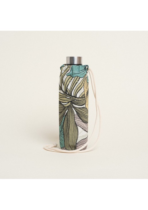 Beauty Home ΘΗΚΗ ΓΙΑ ΜΠΟΥΚΑΛΙ ΜΕ ΚΟΡΔΟΝΙ 22 x 12 cm ΤΡΟΠΙΚΟ ΠΑΣΤΕΛ