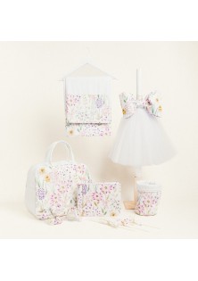 Beauty Home ΣΕΤ ΒΑΠΤΙΣΗΣ ΠΟΠΛΙΝΑ ΑΝΘΗ ΣΕ ΛΙΛΑ ΑΠΟΧΡΩΣΕΙΣ