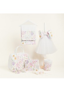 Beauty Home ΣΕΤ ΒΑΠΤΙΣΗΣ ΠΟΠΛΙΝΑ ΑΝΘΗ ΣΕ ΛΙΛΑ ΑΠΟΧΡΩΣΕΙΣ