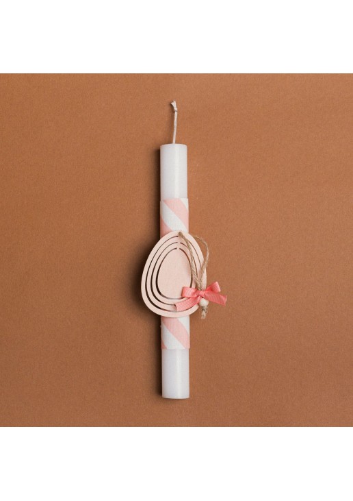 Beauty Home ΛΑΜΠΑΔΑ 25cm ΞΥΛΙΝΟ ΑΥΓΟ ΣΟΜΟΝ ΣΕ ΣΥΣΚΕΥΑΣΙΑ ΔΩΡΟΥ