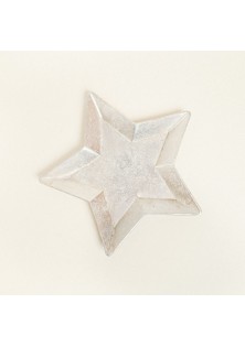 Beauty Home ΜΕΤΑΛΛΙΚΟΣ ΔΙΣΚΟΣ ΑΣΤΕΡΙ ΑΣΗΜΙ 36,5 x 38 x 2,5 CM