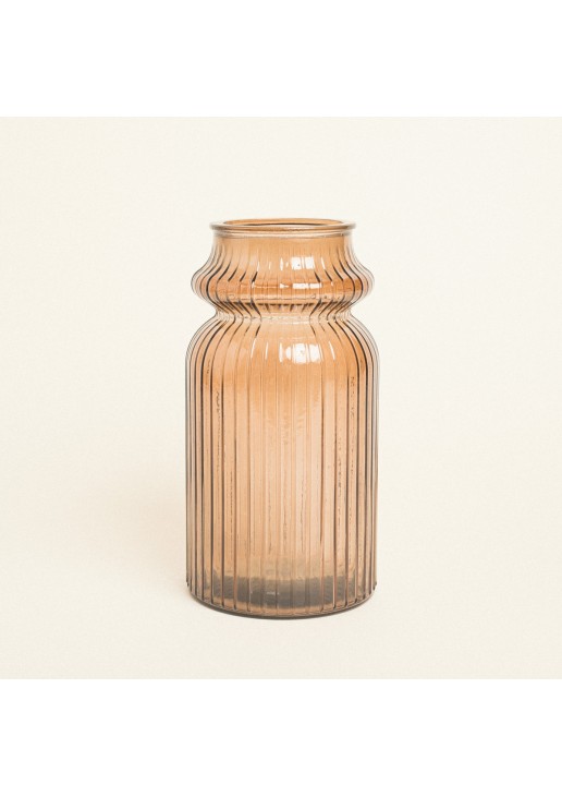 Beauty Home Γυάλινο Βάζο Ίριδα 28 CM