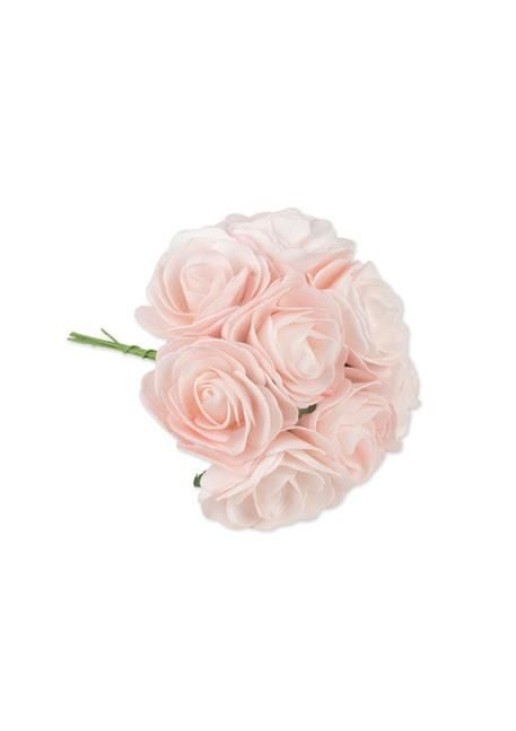 Beauty Home ΜΠΟΥΚΕΤΟ ΡΟΖ ΤΡΙΑΝΤΑΦΥΛΛΑ 15 CM