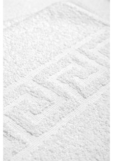 Beauty Home Πετσέτα Μπάνιου Ξενοδοχείου Gentle 500gsm Greek Border Art Ε3009 100% Cotton 70x140 Λευκό