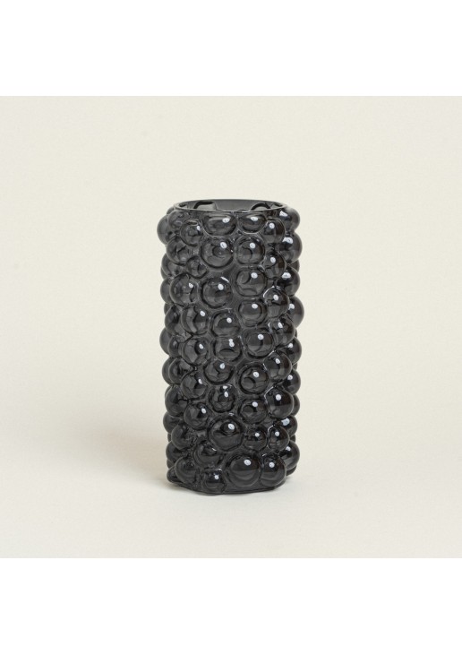 Beauty Home ΒΑΖΟ BUBBLES ΓΚΡΙ 16 x 30 cm
