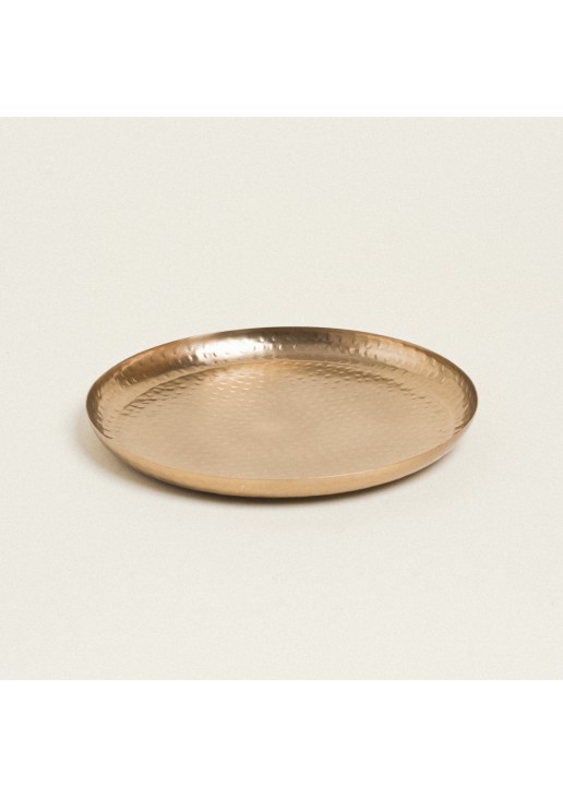 Beauty Home ΔΙΣΚΟΣ ΜΕΤΑΛΛΙΚΟΣ ΧΡΥΣΟΣ 26 cm