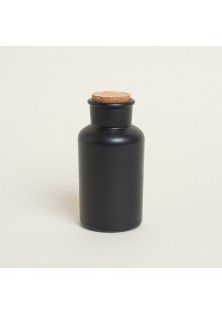 Beauty Home ΜΠΟΥΚΑΛΑΚΙ ΜΑΥΡΟ ΜΑΤ ΜΕ ΦΕΛΛΟ 17 x 8 cm 500 ml