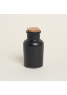 Beauty Home ΜΠΟΥΚΑΛΑΚΙ ΜΑΥΡΟ ΜΑΤ ΜΕ ΦΕΛΛΟ 11 x 5,7 cm 125 ml