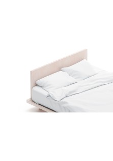 Beauty Home Παπλωματοθήκη Ξενοδοχείου King Size Lucid Art Ε1035 Percale CVC 80%Cot-20%Pol 270x250 Λευκό