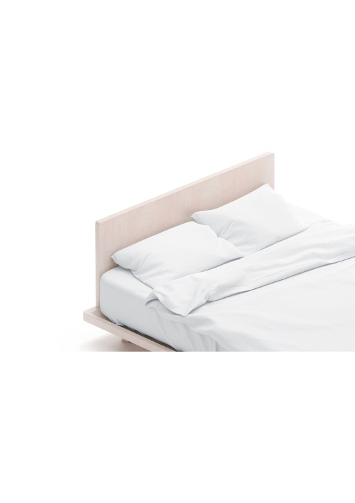 Beauty Home Παπλωματοθήκη Ξενοδοχείου King Size Lucid Art Ε1035 Percale CVC 80%Cot-20%Pol 270x250 Λευκό