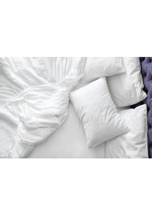 Σεντόνι Ξενοδοχείου King size Lucid Percale CVC 80%Cot-20%Pol Λευκό 280x280 Beauty Home