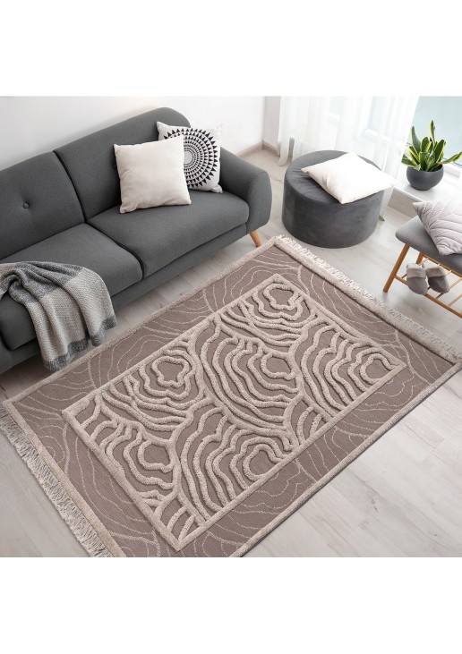 Beauty Home Χαλί Noir Art 9434 200x290 Beige Μπεζ