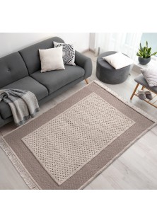 Χαλί Noir Art 9435 Beige Μπεζ 133x190 Beauty Home