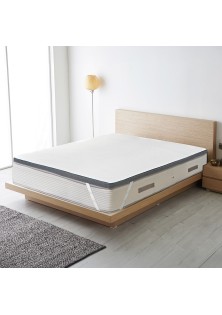 Beauty Home Ανώστρωμα Gel Memory Foam Relief Plus Art 4700 100x200 Λευκό