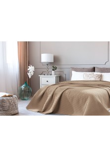 Beauty Home Πικέ κουβέρτα King size Waffle Snap Art Ε1106 240x260 Γκρι