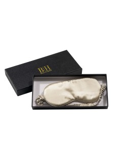 Μεταξωτή μάσκα ύπνου σε κουτί δώρου Art 12042 Λευκό Beauty Home