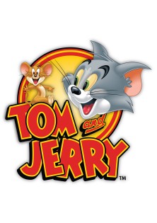 Κουρτίνα με 8 μεταλλικούς κρίκους Art 6194 Tom and Jerry 180x250 Εμπριμέ Beauty Home