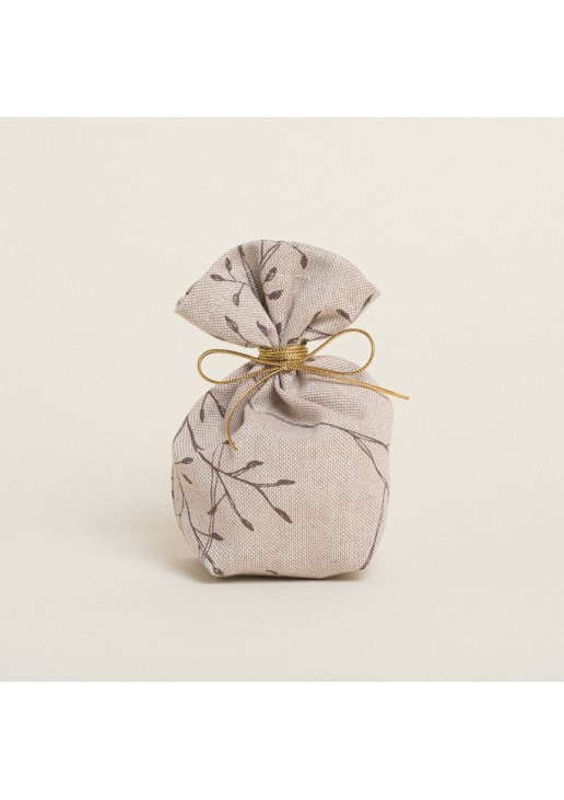 Beauty Home ΠΟΥΓΚΙ ΜΕ ΒΑΣΗ 8 x 12 cm ΚΛΑΔΙΑ ΜΠΕΖ ΦΟΝΤΟ